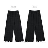 レース ワイドパンツ レディース | La-gemme | 詳細画像11