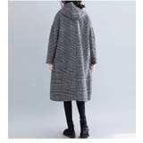 ゆったりシルエット レディース フーデットコート | La-gemme | 詳細画像8