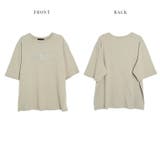 立体ロゴ刺繍Tシャツ Tシャツ ロゴT | La-gemme | 詳細画像14 