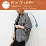 チェック柄ゆるシャツジャケット CPOジャケット 羽織り | Social GIRL | 詳細画像4 