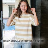ビッグシルエットボーダーラグランオーバーサイズTシャツ ボーダーT カットソー | Social GIRL | 詳細画像3 
