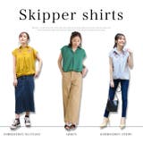 ●刺繍 スキッパーシャツ | Social GIRL | 詳細画像2 
