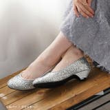 シルバー（グリッター） | パンプス ラウンドトゥ 3 | La luna 