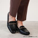 ブラック(本革風スムース) | ALETTA 究極のプレーンローファー 3 | La luna
