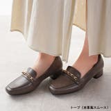 トープ(本革風スムース) | ALETTA 究極のプレーンローファー 3 | La luna