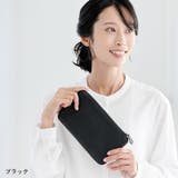 ブラック | 本革 シュリンクレザー お財布ショルダー | La luna