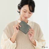 グレー | 財布 レディース L字ファスナー | La luna