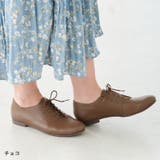 チョコ | レースアップシューズ レディース ホワイト | La luna