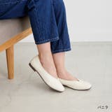 バニラ | スクエアトゥ Vカット シューズ | La luna 