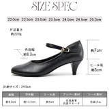 パンプス ラウンドトゥ ストラップ | La luna  | 詳細画像16 