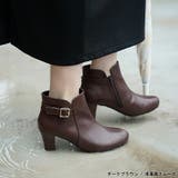 ダークブラウン（本革風スムース） | ブーツ 6 5cmヒール | La luna 