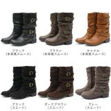 エンジニアブーツ レディース クロスベルト | La luna | 詳細画像2