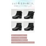 【取り外しリボン&ベルト付き】4WAYブーツ ショートブーツ 5 | La luna | 詳細画像8