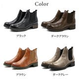 ショートブーツ 4cmヒール サイドゴア | La luna | 詳細画像2