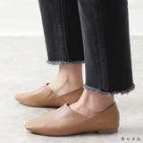 キャメル | パンプス バブーシュ フラットシューズ | La luna