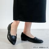 ブラック(本革風スムース) | パンプス レイン アーモンドトゥ | La luna
