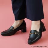 ブラック（本革風スムース） | ALETTA ローファー パンプス | La luna 