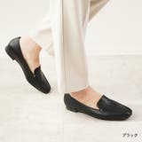 ブラック | 痛くない 歩きやすい ローファー | La luna