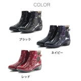 ブーツ エナメルサイドゴア レインブーツ | La luna | 詳細画像2