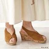 キャメル | サンダル レディース 厚底 | La luna