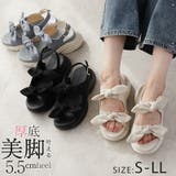 サンダル レディース リボンサンダル | La luna  | 詳細画像1 