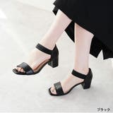 ブラック | サンダル レディース ゴムサンダル | La luna 