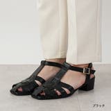 ブラック | サンダル レディース グルカサンダル | La luna 