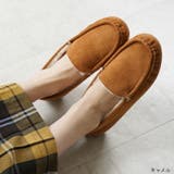 キャメル | モカシン シンプル レディース | La luna