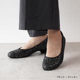 ブラック(グリッター) | パンプス ラウンドトゥ 3 | La luna