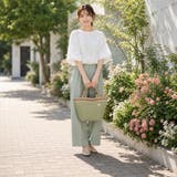 ルーブル 型押し帆布バッグ | Largu | 詳細画像2