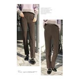 ズボン パンツ ロング 裏起毛 暖かい ポケット ウエストゴム 伸びる | LATTE | 詳細画像5 