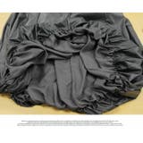 ロングスカート 膝下 Aライン ウエストゴム ボリューム ゆったり 薄PU | LATTE | 詳細画像9