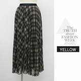 ロングスカート ひざ下 Aライン チェック ウエストゴム ボリューム レース | LATTE | 詳細画像11 