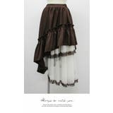 ロングスカートマキシ丈 Aライン リラックス ボリューム ゆったり レース | LATTE | 詳細画像4