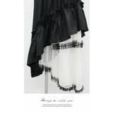 ロングスカートマキシ丈 Aライン リラックス ボリューム ゆったり レース | LATTE | 詳細画像8