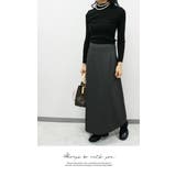 スカート レディース  前後着られるリボン付きスカート | LATTE | 詳細画像3 