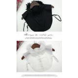 つけ襟 白 黒 付け襟 シャツ 付け衿 角襟 丸襟 フリルネック 重ね着 | LATTE | 詳細画像2 