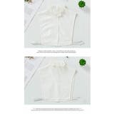 つけ襟 白 ホワイト 付け襟 重ね着 無地 角襟 丸襟 フリルネック | LATTE | 詳細画像7