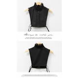 つけ襟 白 ホワイト 付け襟 重ね着 無地 角襟 丸襟 フリルネック | LATTE | 詳細画像9