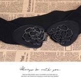 太ベルト ゴムベルト リボン 太ゴムベルトウエストマーク パーティードレス | LATTE | 詳細画像3 