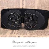 太ベルト ゴムベルト リボン 太ゴムベルトウエストマーク パーティードレス | LATTE | 詳細画像4 