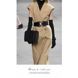 ベルト レディース 太ベルト ゴムベルト リボン レース バックル | LATTE | 詳細画像3 