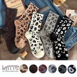 靴下 ハイソックス スパン レディース レオパード おしゃれ カジュアル | LATTE | 詳細画像1 