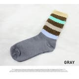 靴下 ハイソックス スパン レディース 女性 かわいい レオパード | LATTE | 詳細画像5 