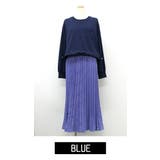 ワンピース 長袖 ラウンドネック ワンピース ロング丈 秋冬 フリル デート | LATTE | 詳細画像4