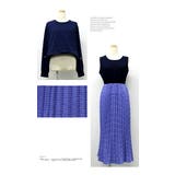 ワンピース 長袖 ラウンドネック ワンピース ロング丈 秋冬 フリル デート | LATTE | 詳細画像5