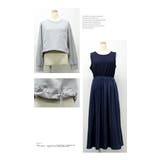 ワンピース 長袖 ラウンドネック ワンピース ロング丈 秋冬 フリル デート | LATTE | 詳細画像7