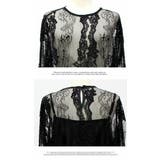 ロング ドレス 袖なし キャミソール 体型カバー 無地 シンプル 長袖 セット | LATTE | 詳細画像7 