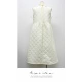 中綿ワンピース ロング丈 ベスト無地 暖かい ワンピース 秋冬 | LATTE | 詳細画像7 