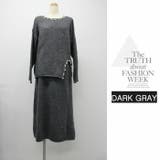 ロング シンプル ニット セット長袖  シンプル エレガント秋冬 | LATTE | 詳細画像14 